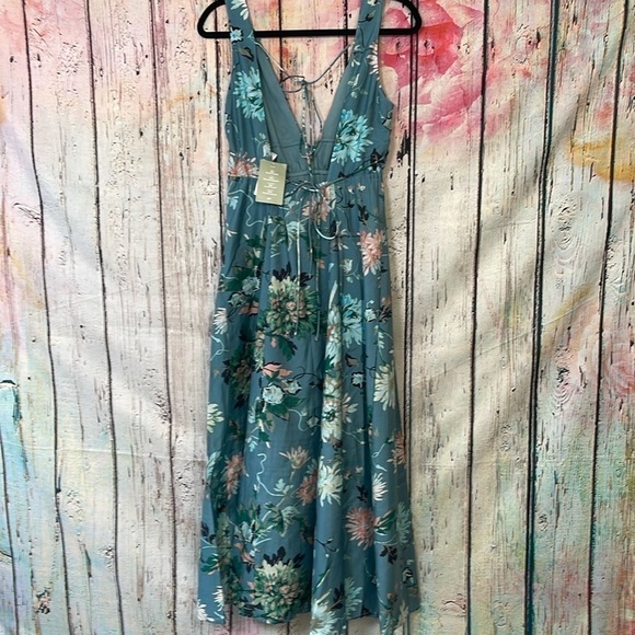 H&M Teal Floral Maxi XS NWT - Picture 6 of 6